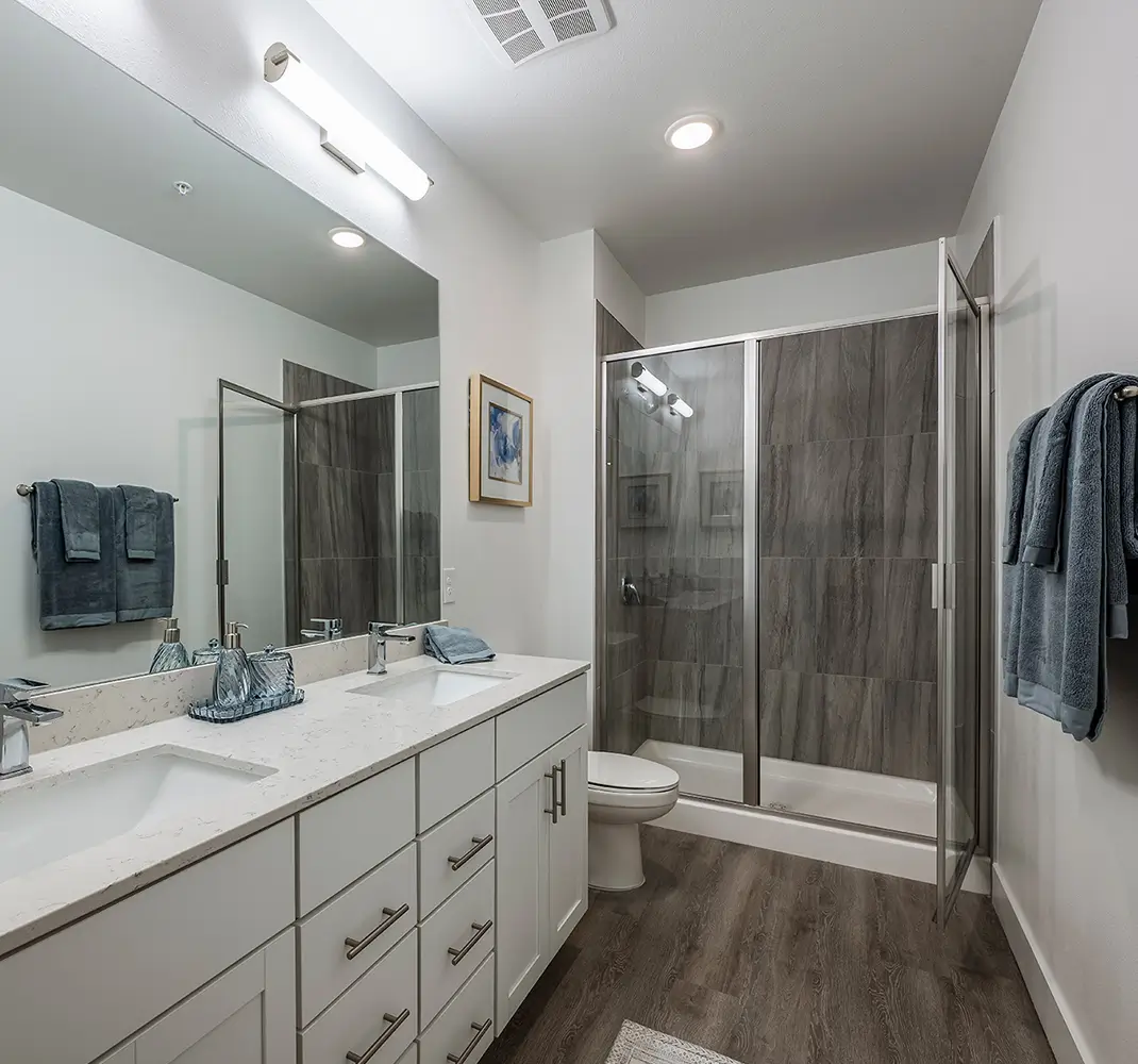 Apartment bathroom